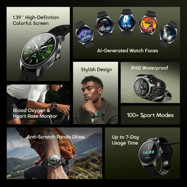 Oraimo Watch 6R Round Display Smartwatch