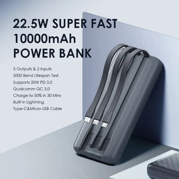 Oraimo Slice Link Pro 10000mAh 22.5W Powerbank