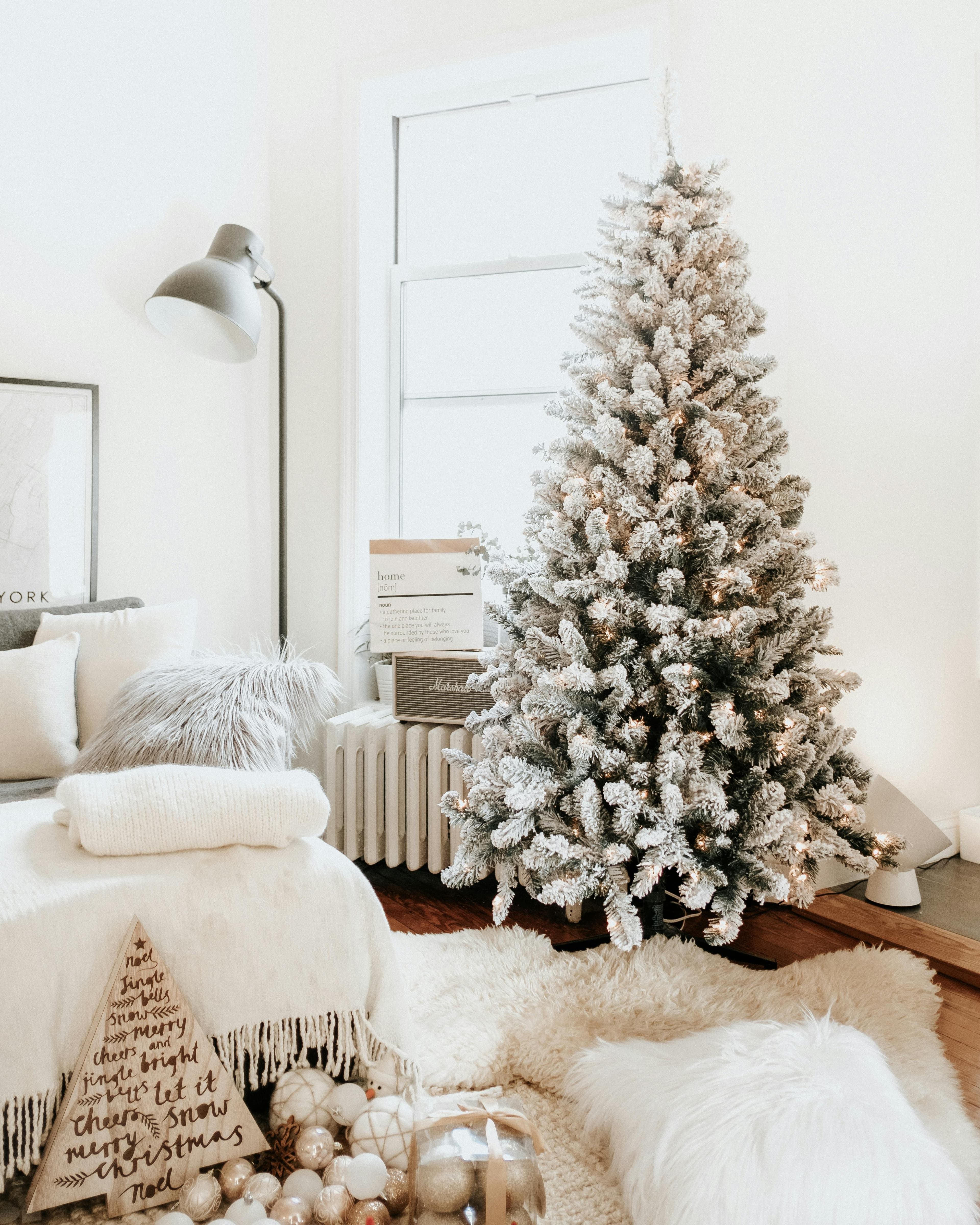 White Christmas Tree