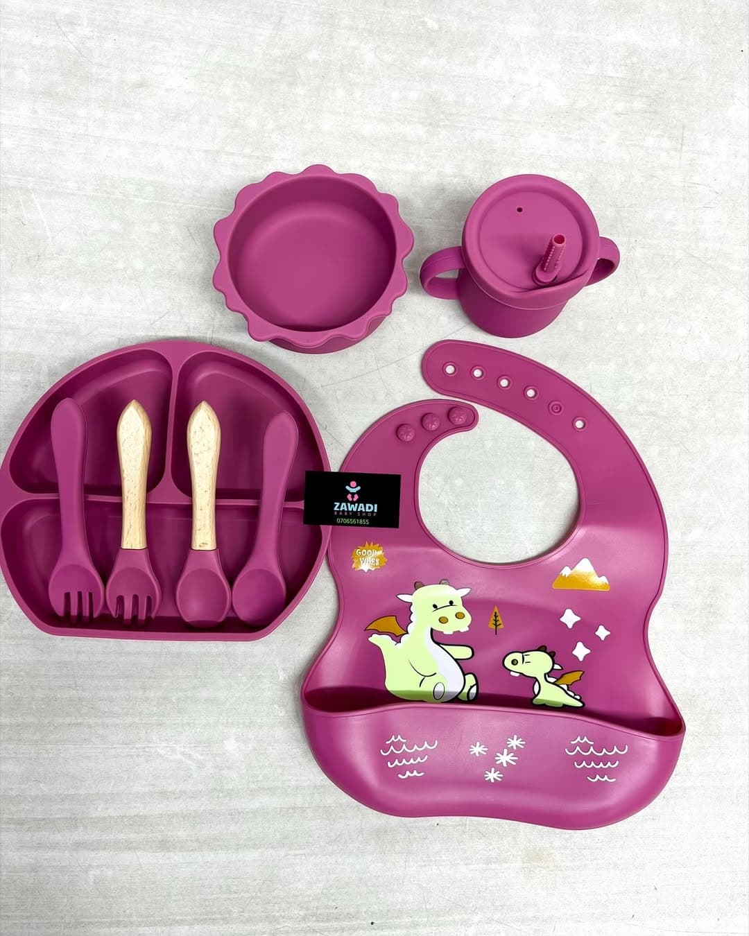 Silicone Feeding Set