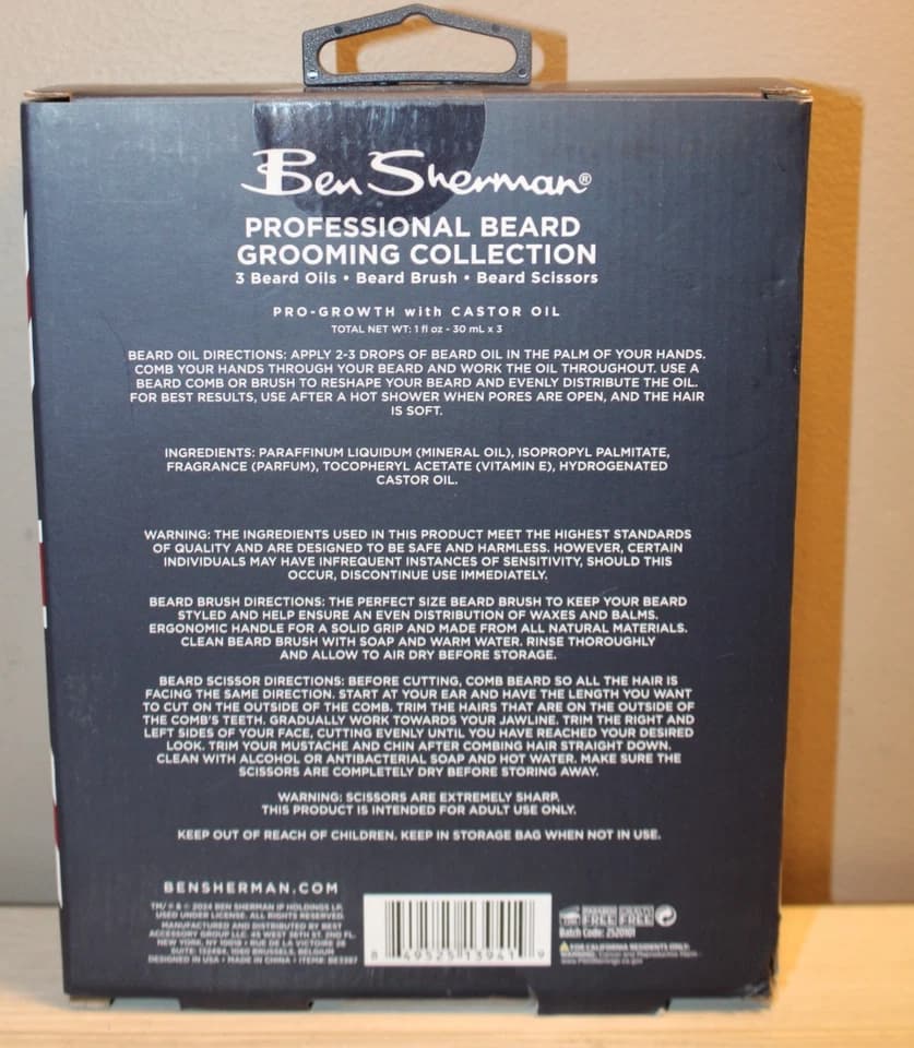 Ben Sherman Professional Collection Beard Grooming Set