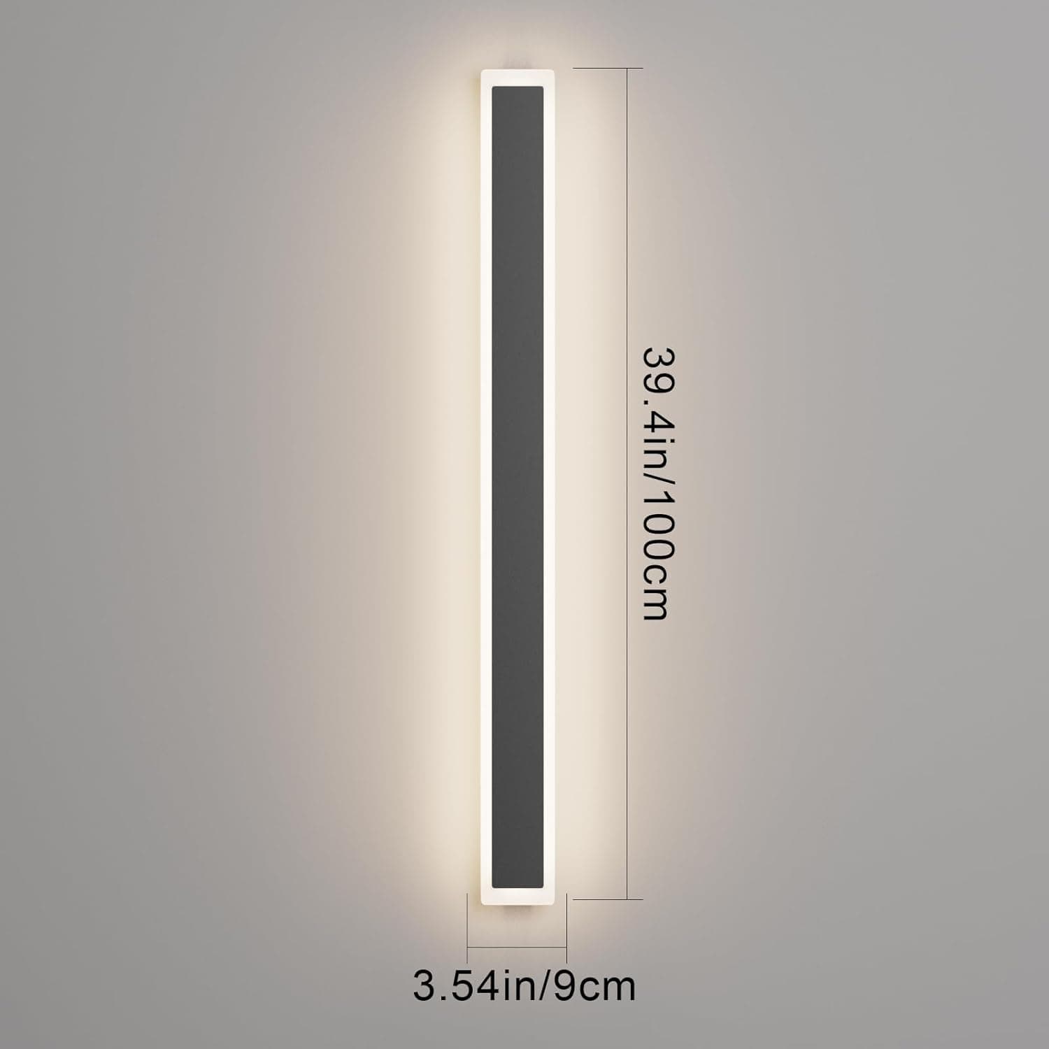 1M Long Outdoor LED Wall Light 4000K