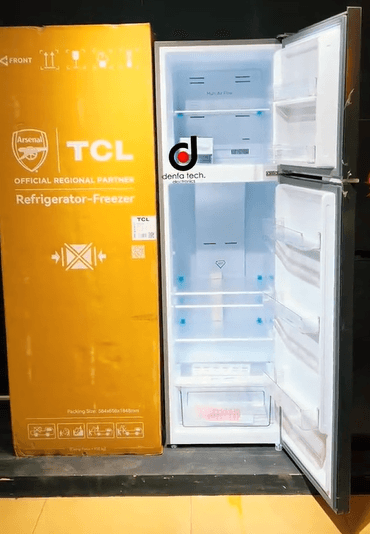TCL 249L NO FROST DOUBLE DOOR REFRIDGERATOR ( P370TM )