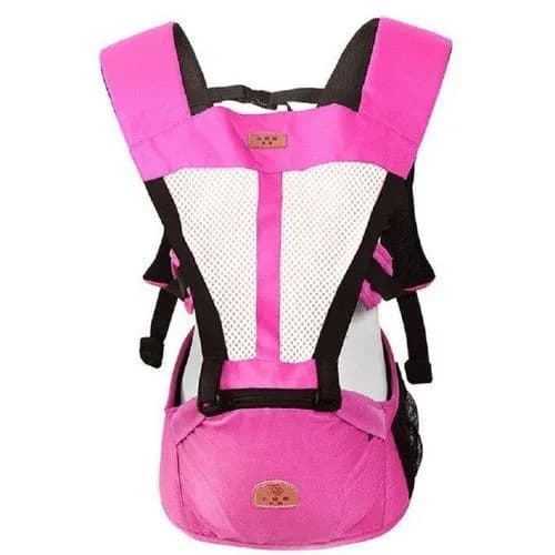 Breathable Hipseat Baby Carrier – Pink