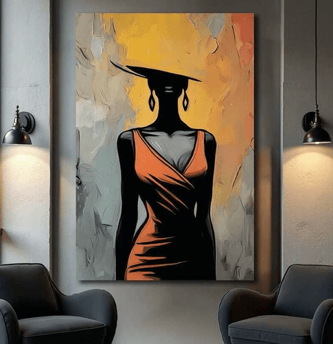 Artsy feminine wall arts