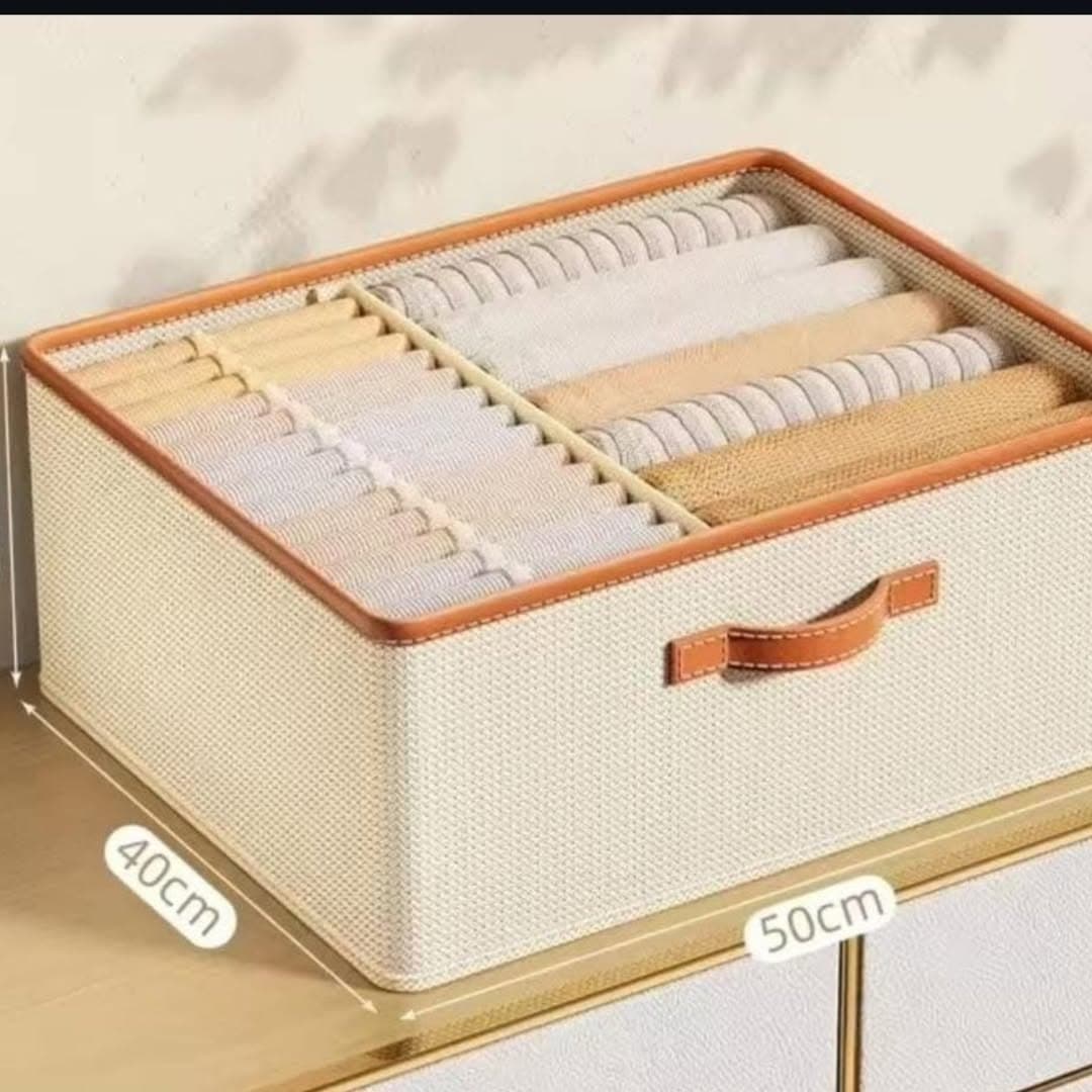 Partitioned closet organizers