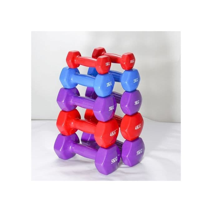 1.5kg Pair Vinyl Dumbbells Aerobic Exercise