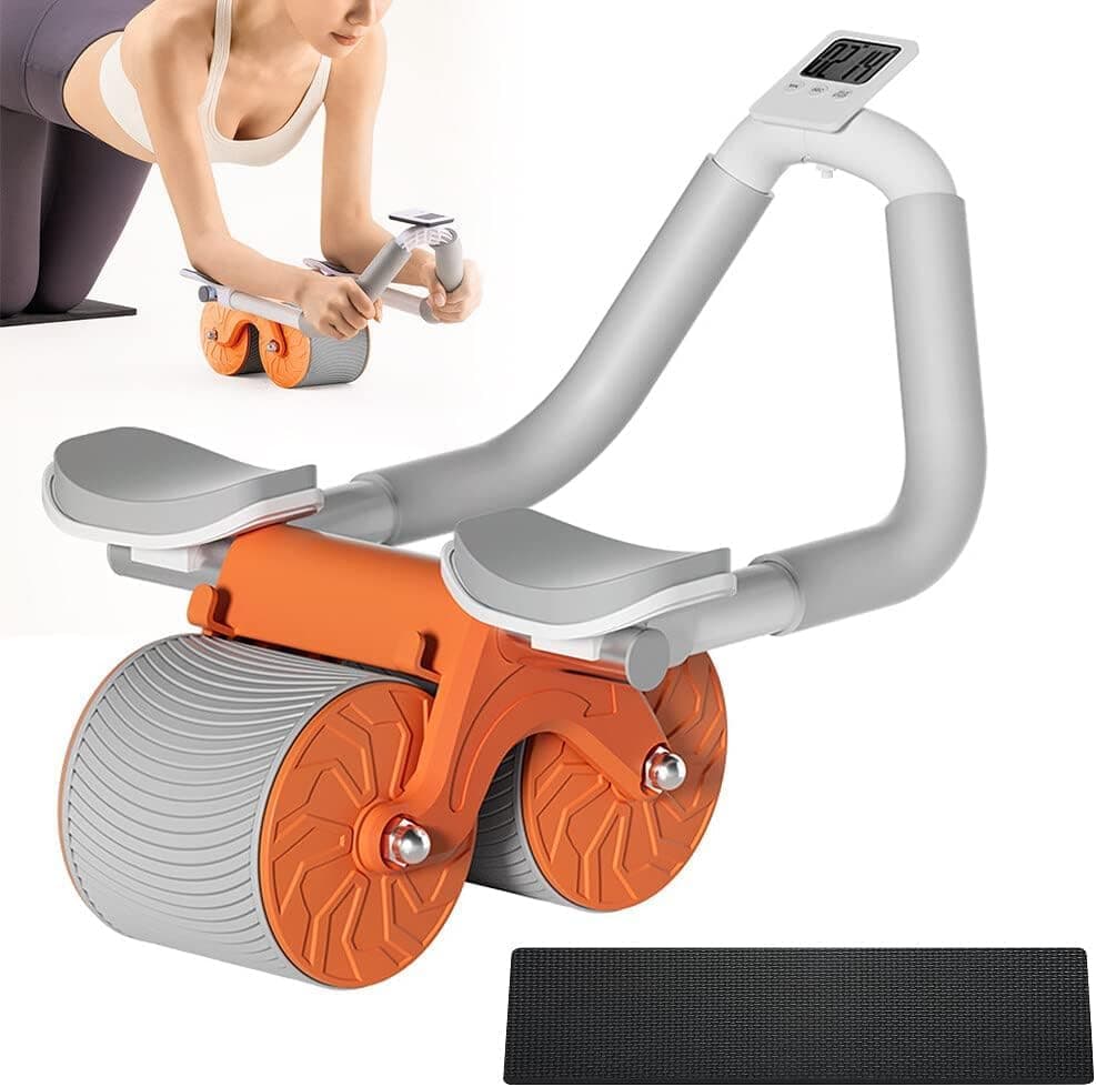Automatic Rebound Ab Roller Wheel with Elbow Support