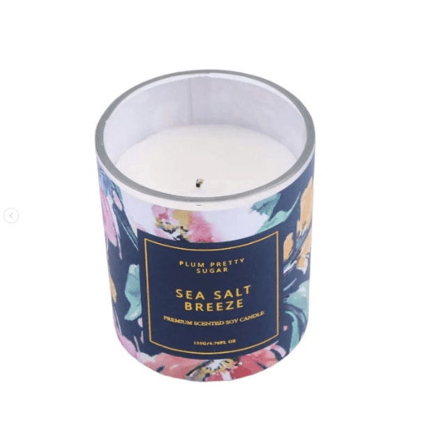 Natural soy wax scented candle