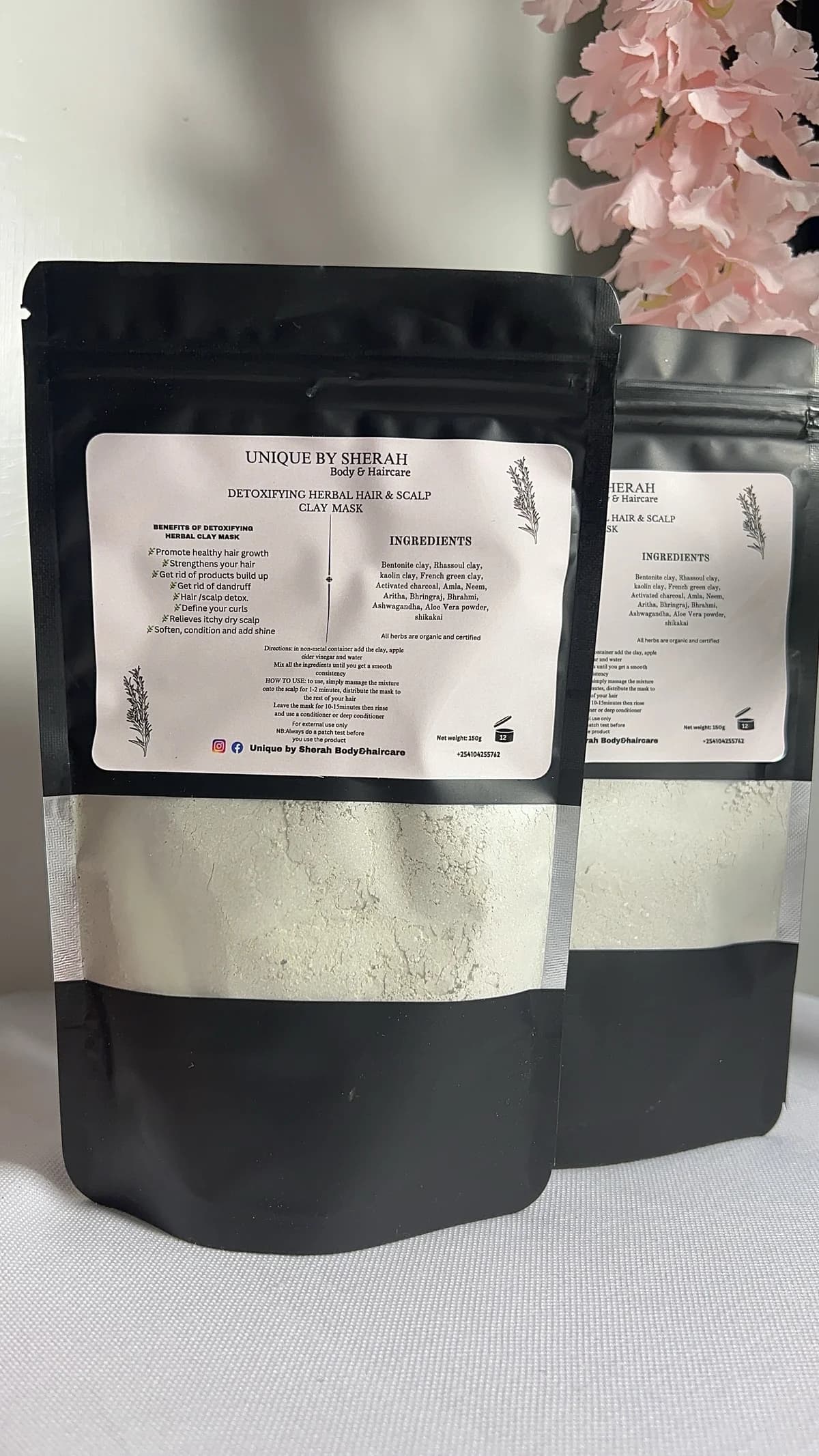 DETOXIFYING HERBAL HAIR & SCALP CLAY MASK