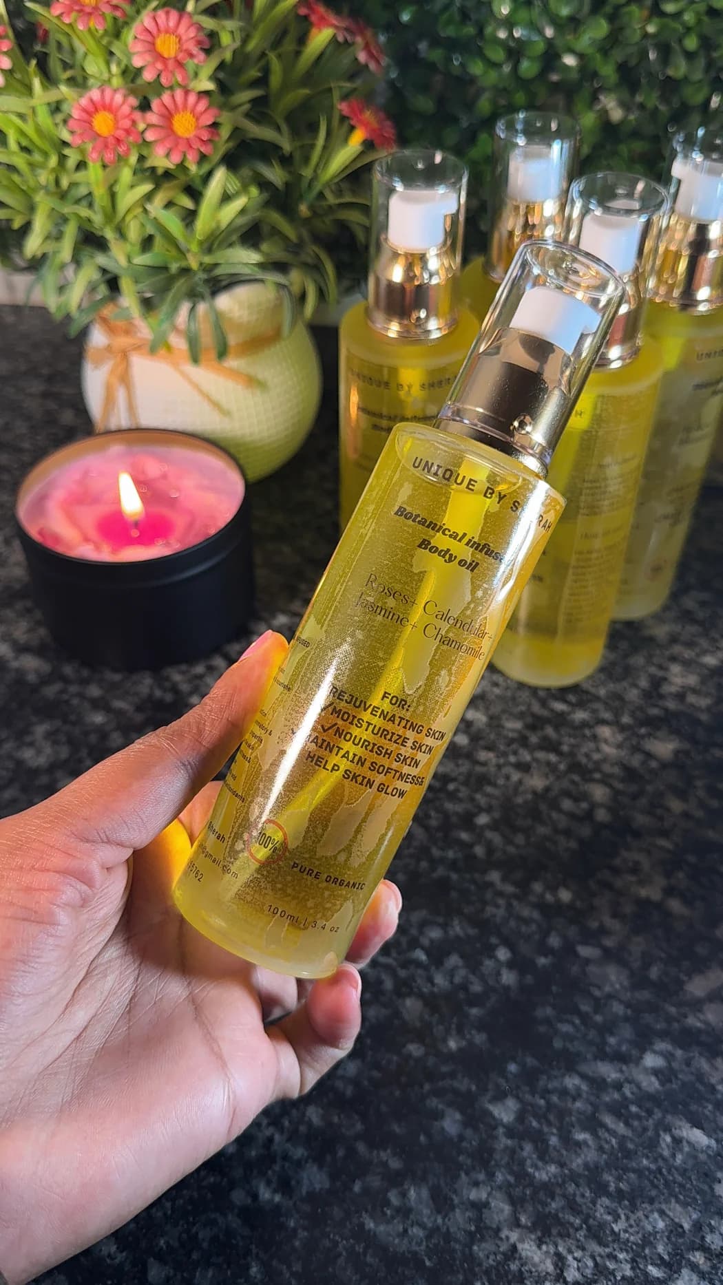 BOTANICAL INFUSED BODY OIL