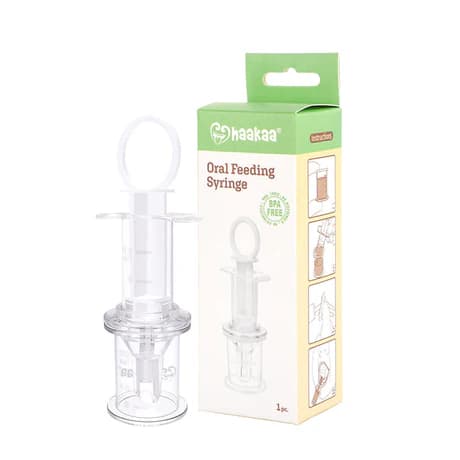 Haakaa Oral Feeding Syringe Transparent Age-6 Months & Above