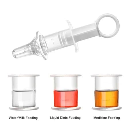 Haakaa Oral Feeding Syringe Transparent Age-6 Months & Above