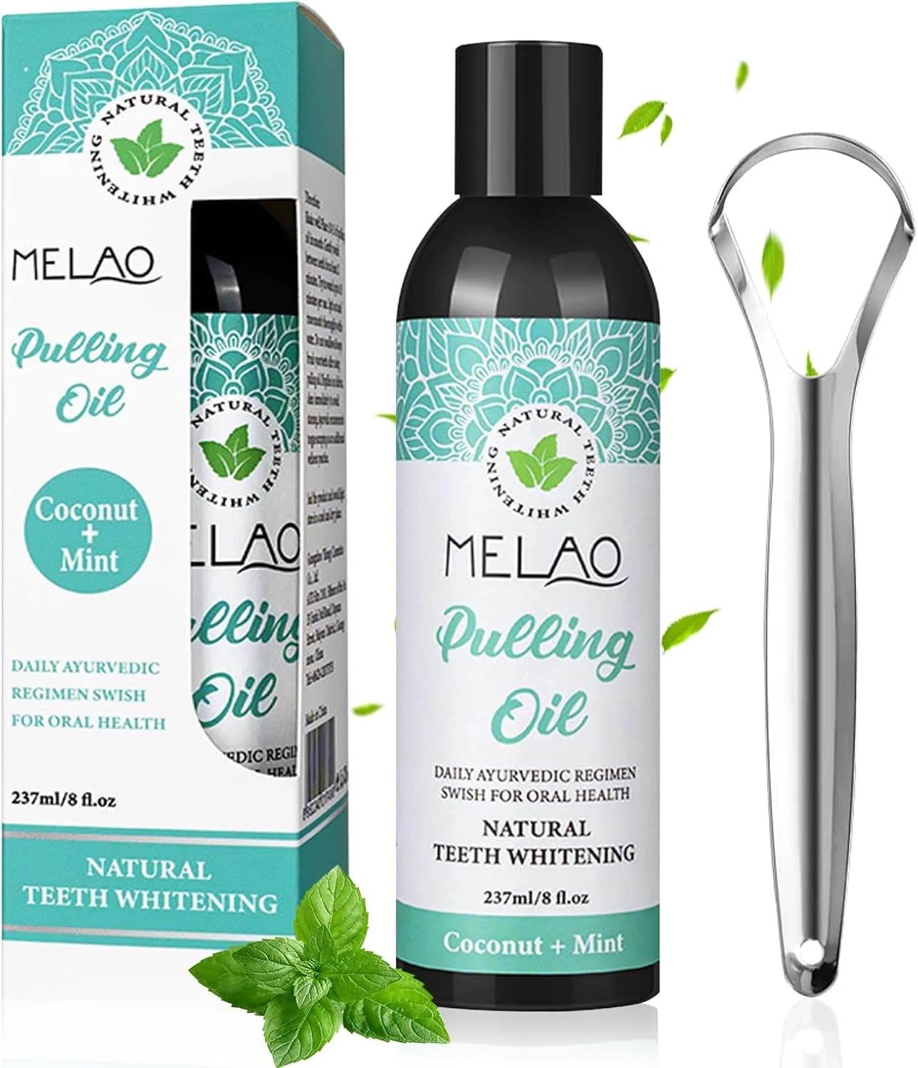 Melao Natural Coconut Oil Pulling Mouthwash – 250ml