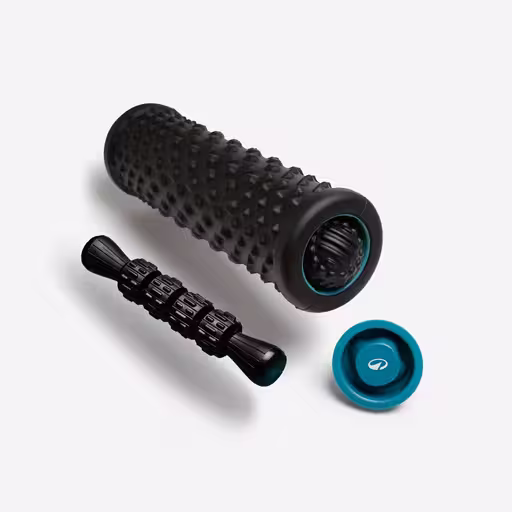Massage Kit: Massage roller, ball and stick