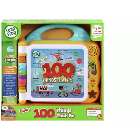 Leap Frog 100 Things That Go Interactive Book Multicolor
