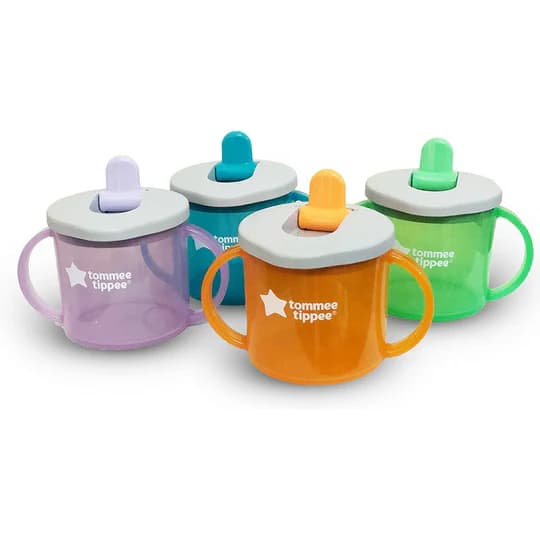 Tommee Tippee Essential Free Flow First Cup Assorted 190ml 4m+(pack of one)