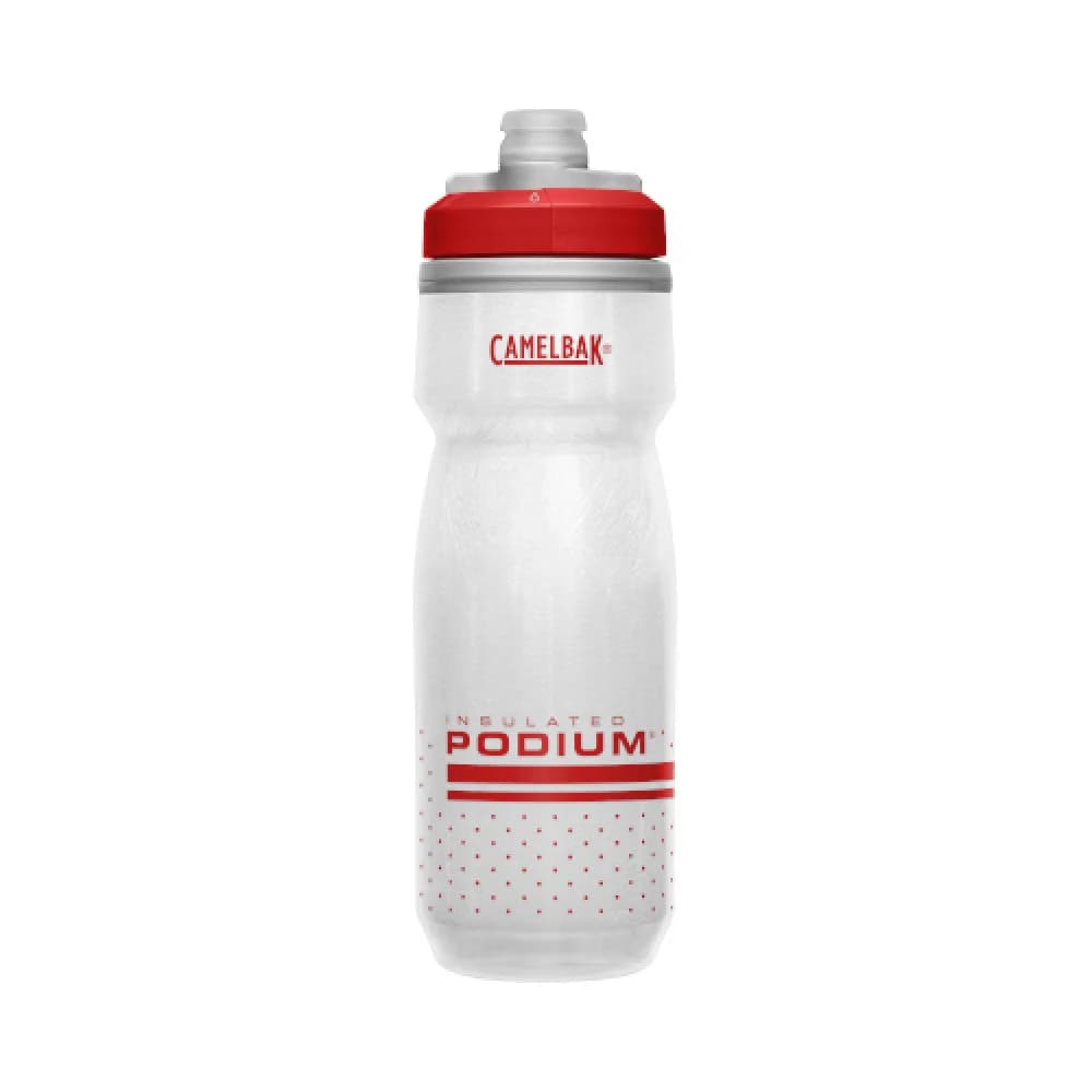 CamelBak Podium Chill Insulated Water Bottle 21Oz Fiery Red/White