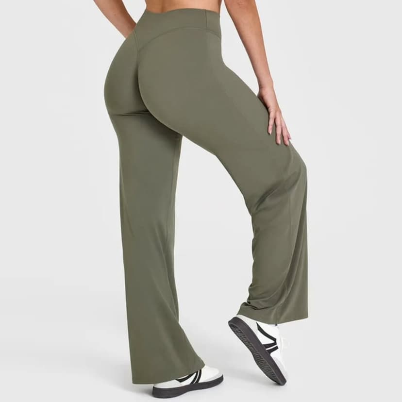 Edgier wide leg pants