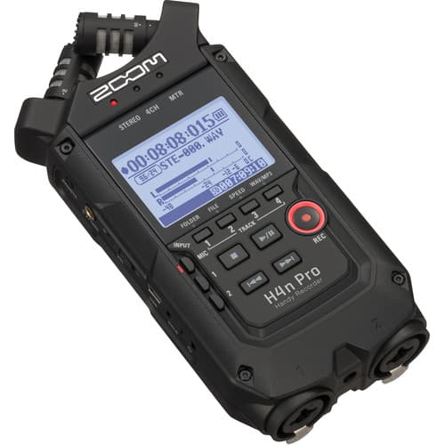 Zoom H4n Pro 4-Input / 4-Track Portable Audio Recorder