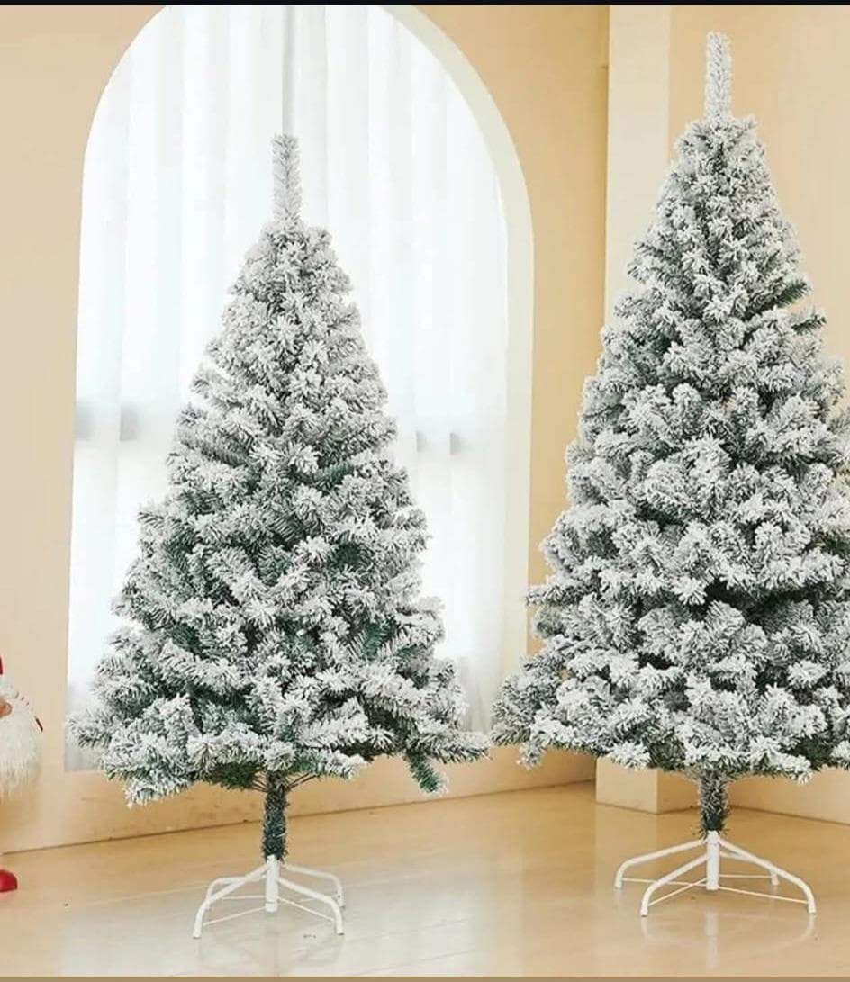 Snow Flocked Christmas Tree